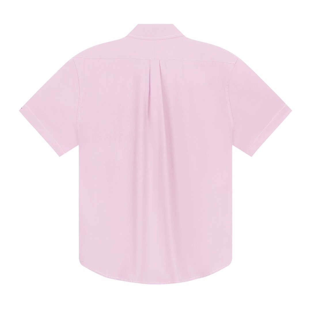 Test2-Ralph Lauren Oxford Short-Sleeve Button-Front Shirt ¡ª back
