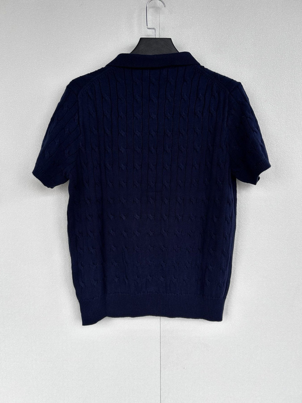 Test2-Ralph Lauren Cable-Knit Polo Shirt ¡ª back