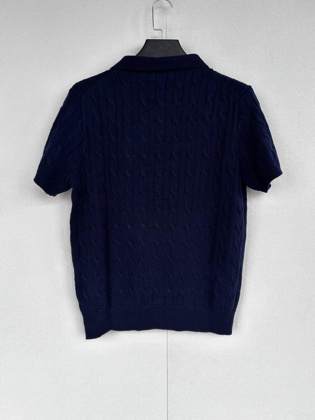 Test2-Ralph Lauren Cable-Knit Polo Shirt ¡ª back