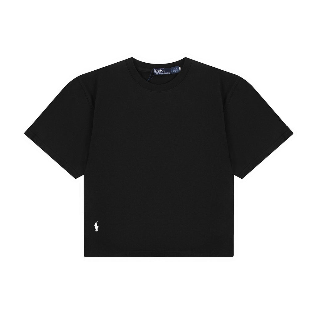 Test2-Ralph Lauren Women's Oversized Drop-Shoulder Pony Embroidered T-Shirt ¡ª front