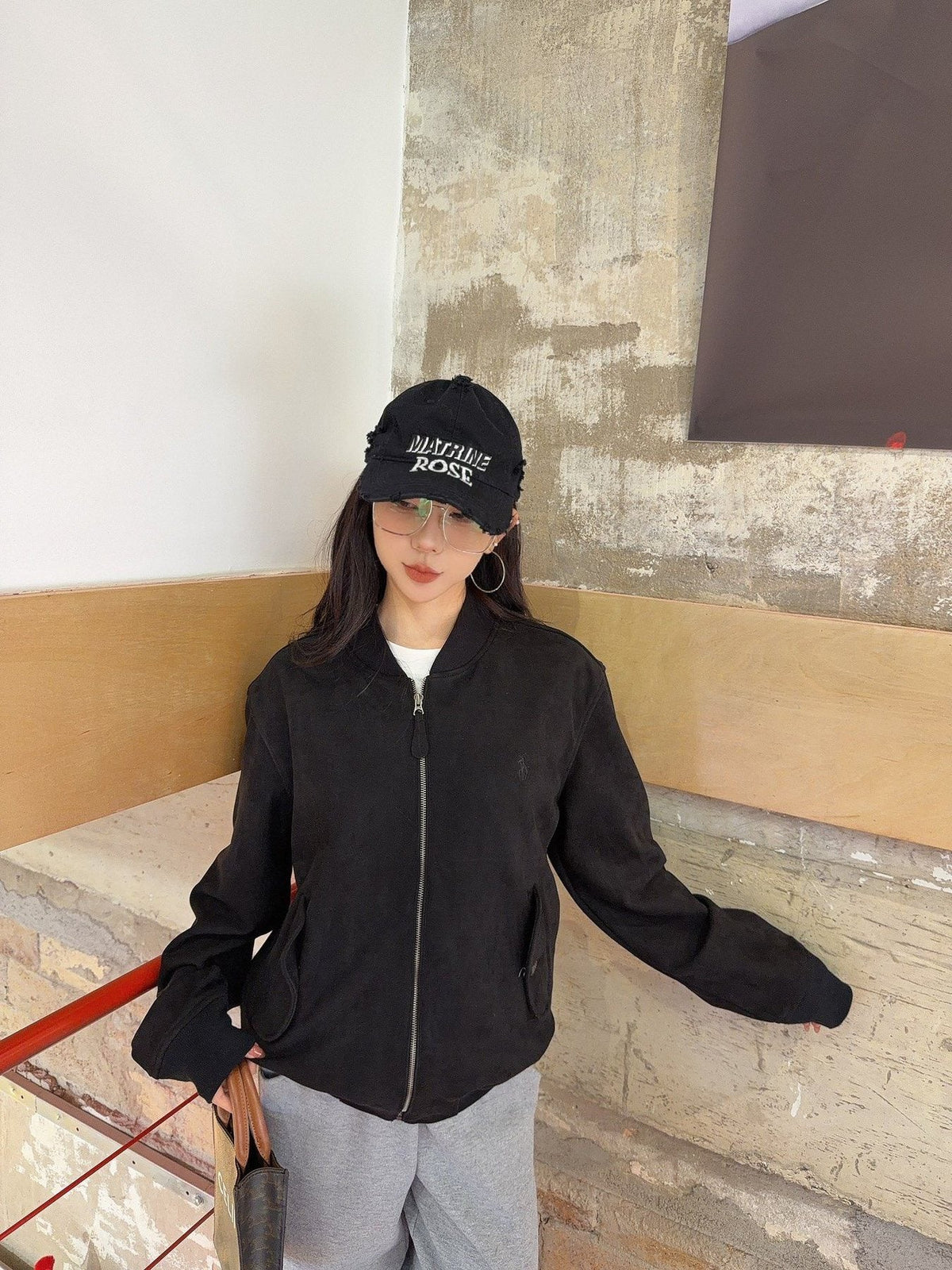 Test2-Ralph Lauren Embroidered Horse Zip-Front Jacket ¡ª model