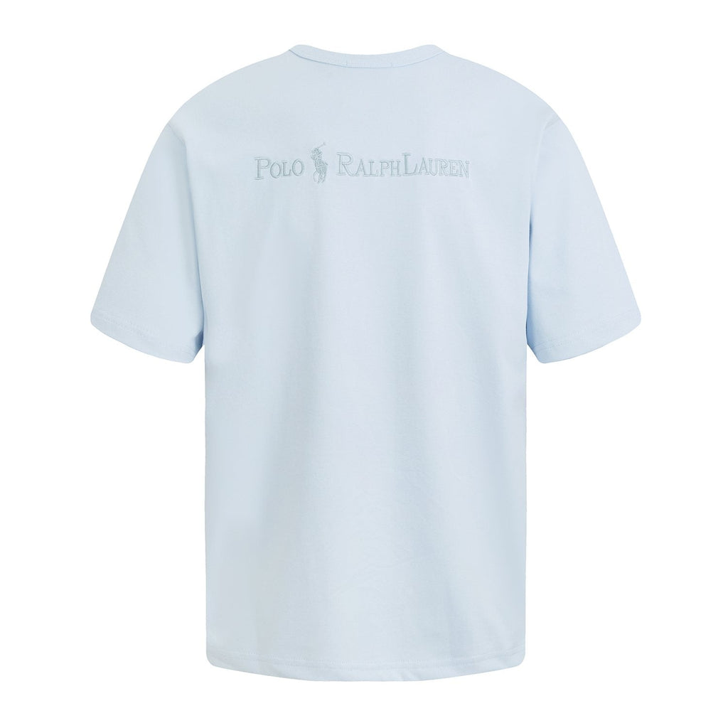 Test2-Ralph Lauren Embroidered Letter Relaxed Crewneck T-Shirt ¡ª back