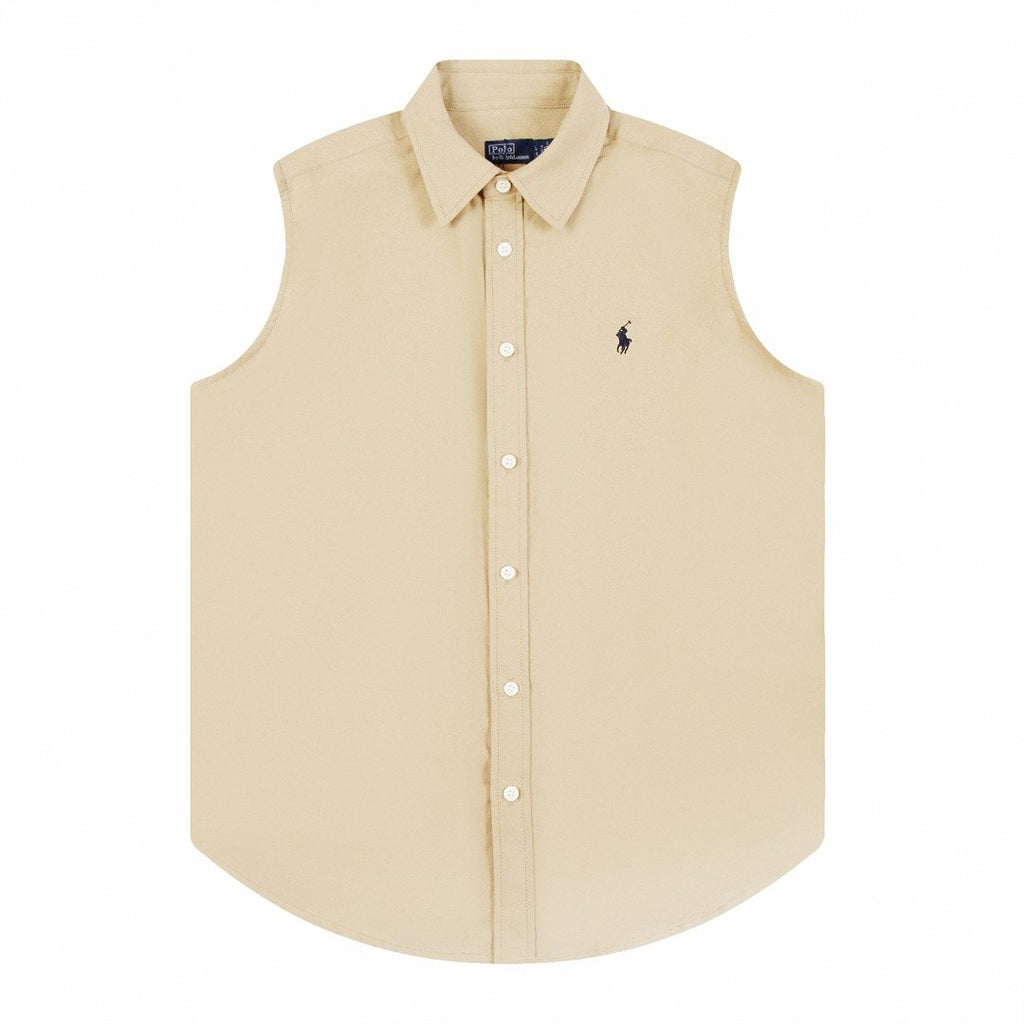 Test2-Ralph Lauren Sleeveless Oxford Button-Front Shirt ¡ª hero