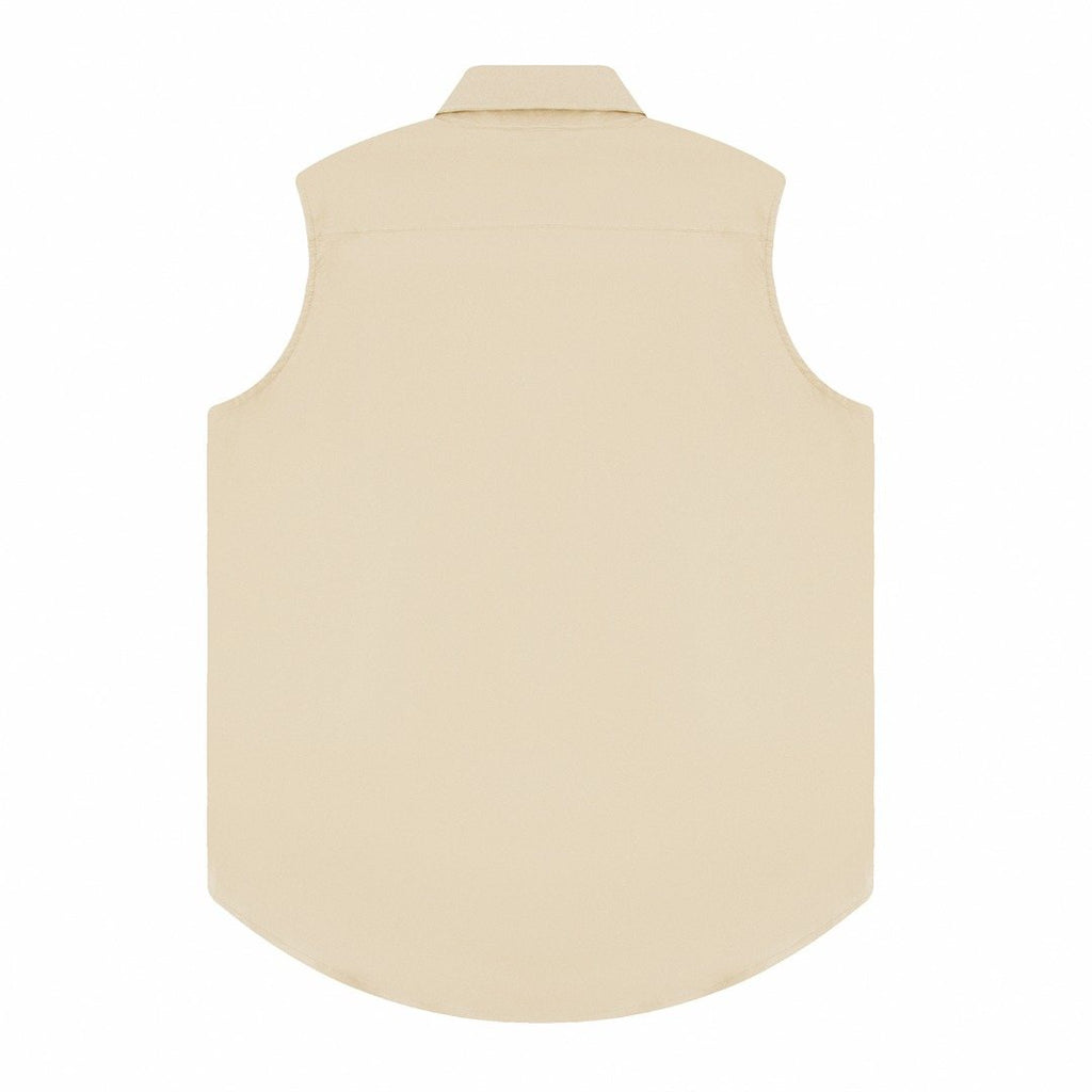 Test2-Ralph Lauren Sleeveless Oxford Button-Front Shirt ¡ª back