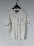 Test2-Ralph Lauren Women's Short-Sleeve Cable-Knit Cardigan ¡ª front