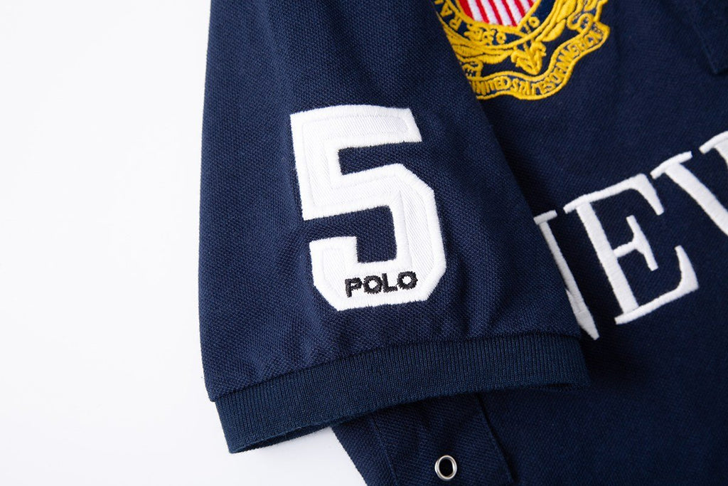 Test2-Ralph Lauren New York Embroidered Short-Sleeve Polo Shirt ¡ª detail