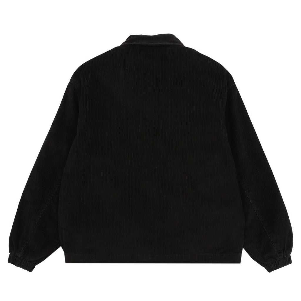Test2-Ralph Lauren Black Cotton Embroidered Emblem Zip-Front Jacket ¡ª back