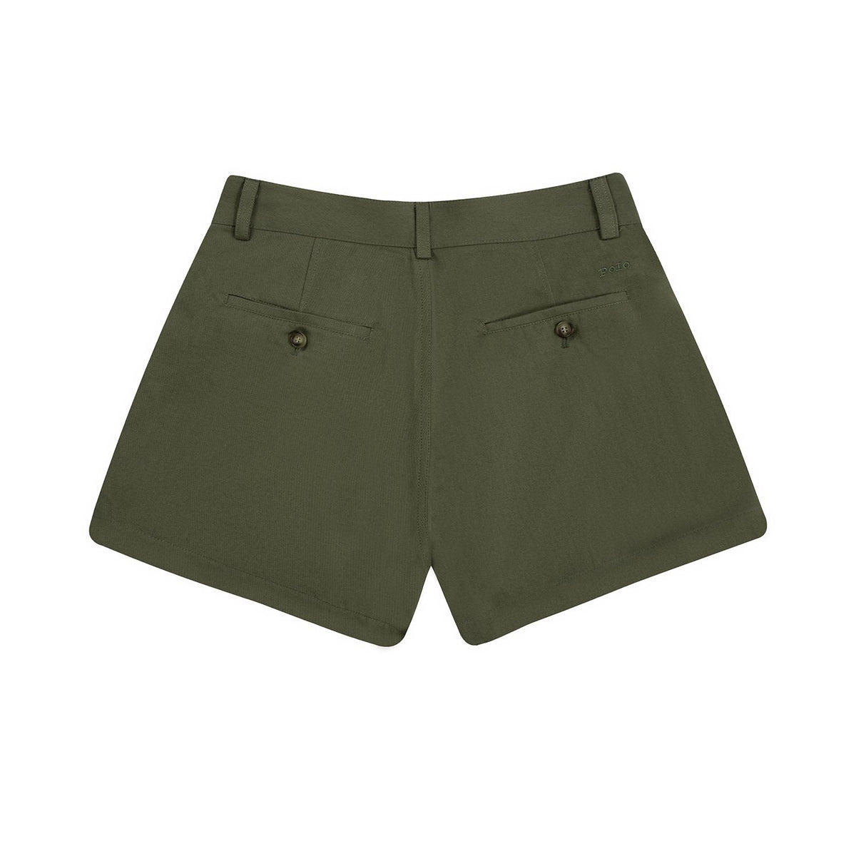 Test2-Ralph Lauren Women's Cotton Twill A-Line Tailored Shorts ¡ª back