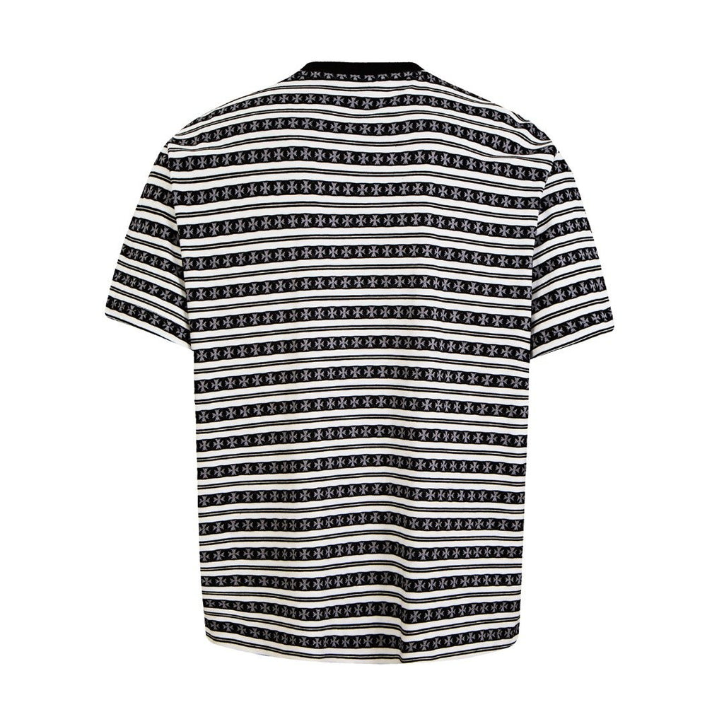 Test2-Chrome Hearts Striped Jacquard Knit T-Shirt ¡ª back