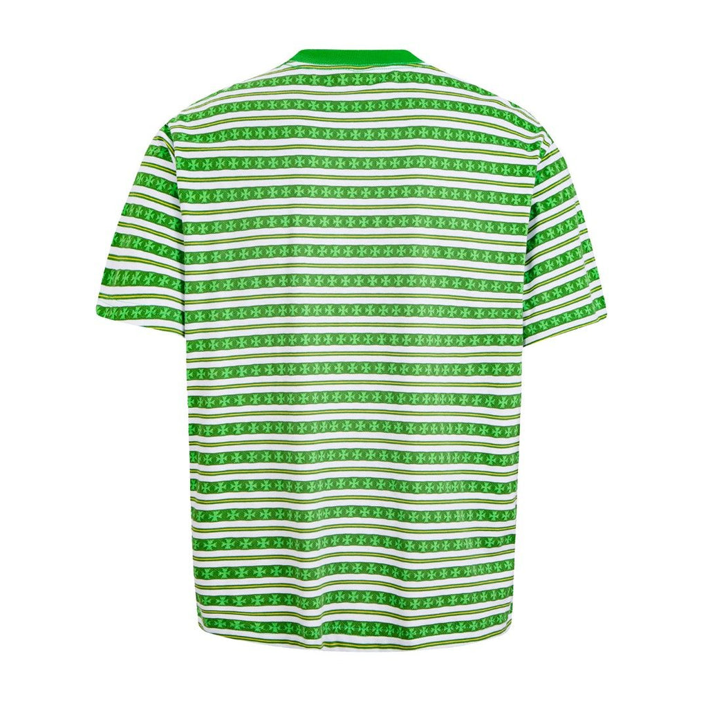 Test2-Chrome Hearts Striped Jacquard Knit T-Shirt ¡ª back