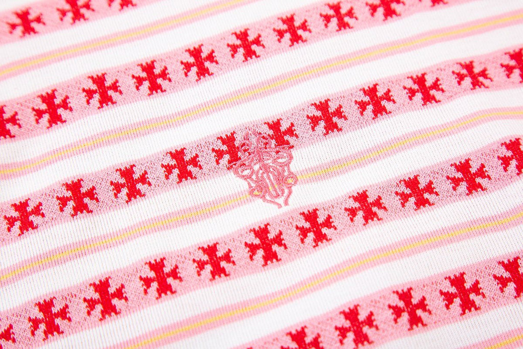 Test2-Chrome Hearts Striped Jacquard Knit T-Shirt ¡ª detail