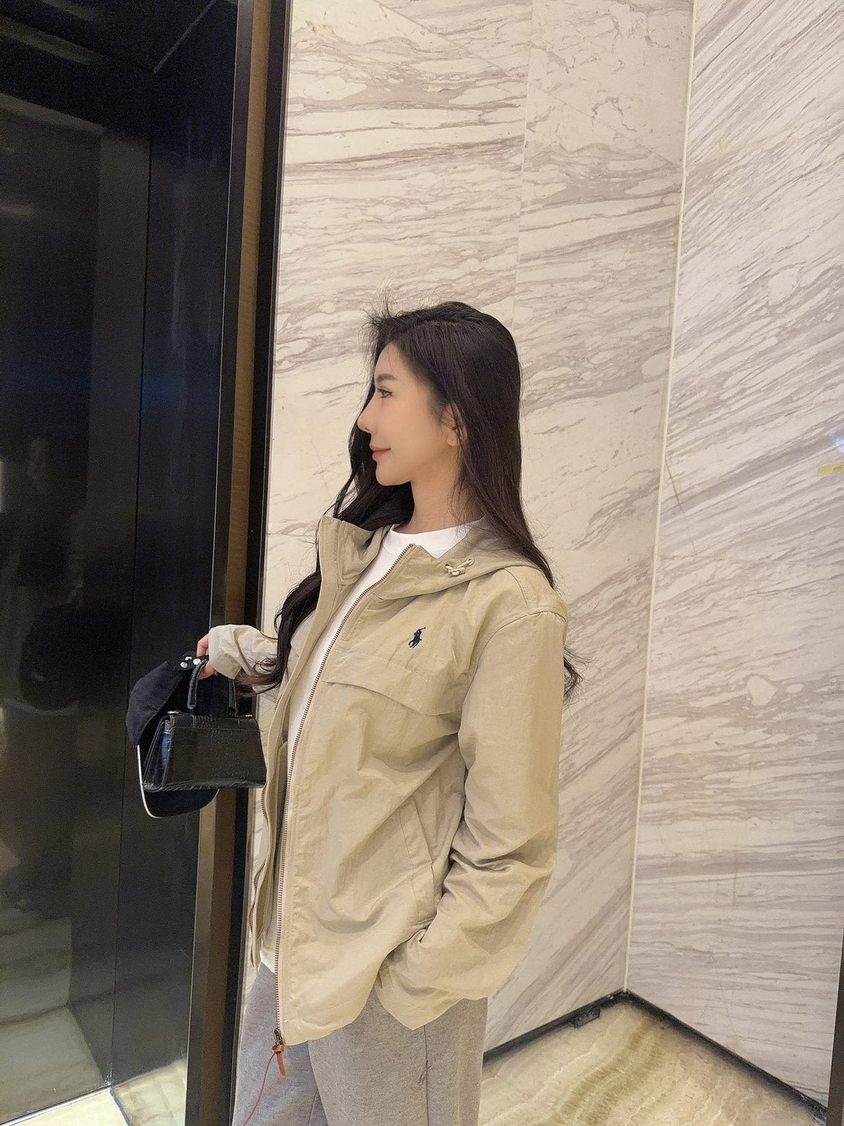 Test2-Ralph Lauren Embroidered Horse Logo Hooded Jacket ¡ª side