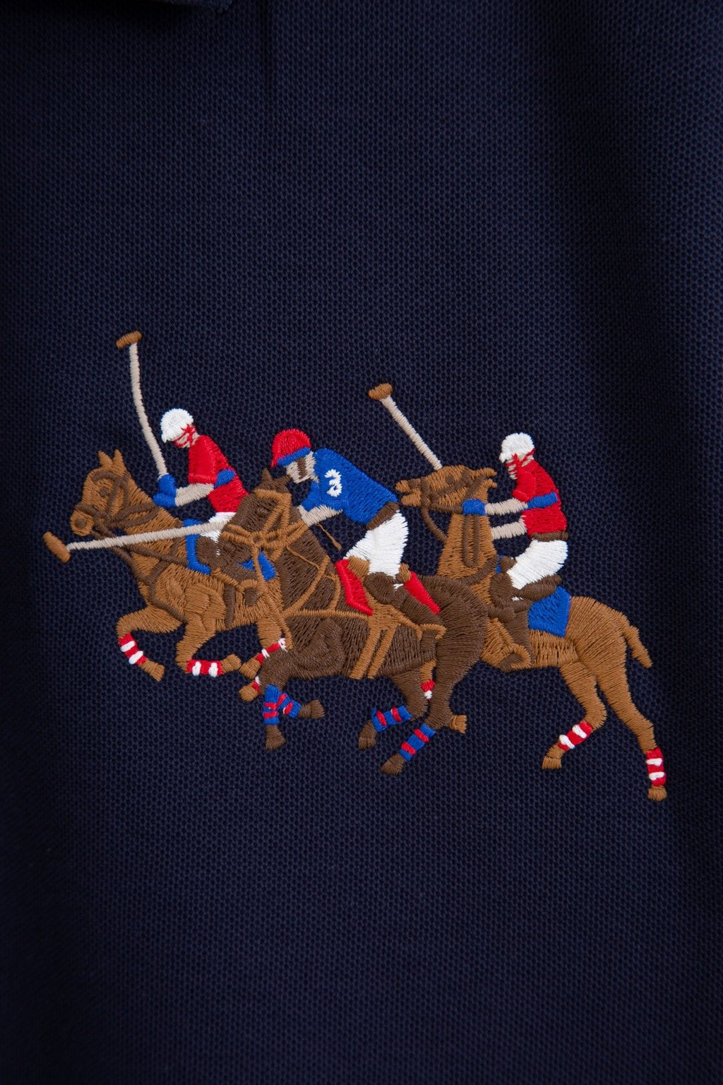 Test2-Ralph Lauren Embroidered Horse Short-Sleeve Polo Shirt ¡ª detail
