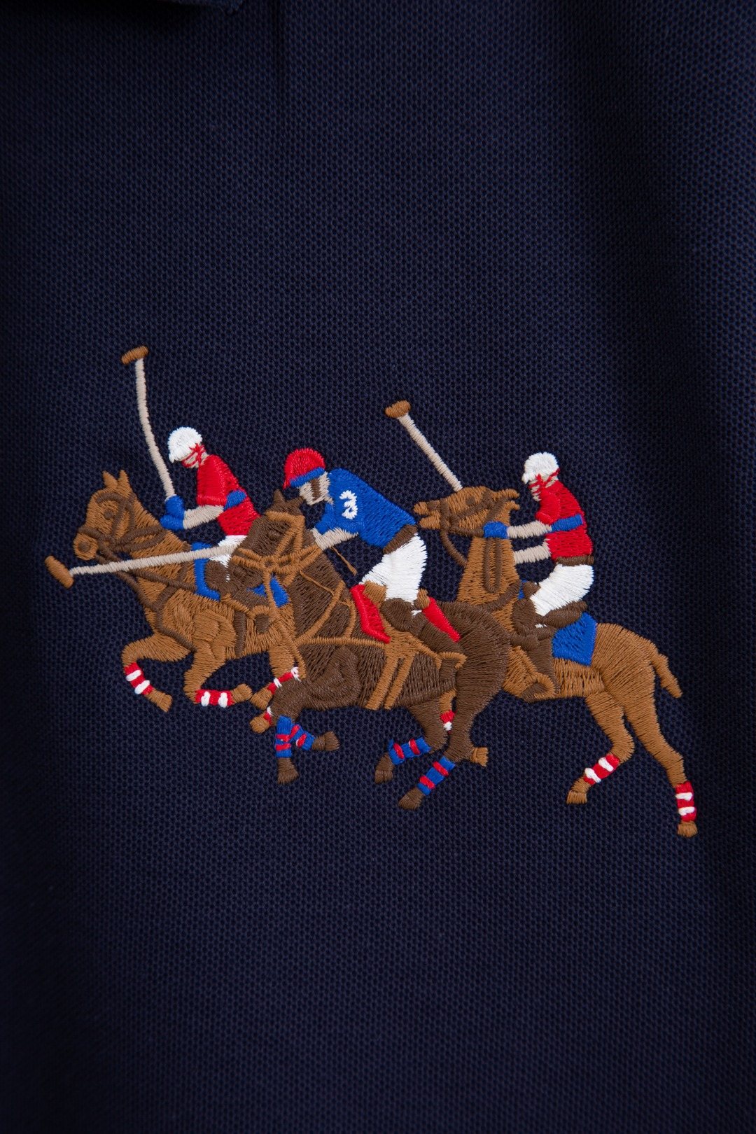 Test2-Ralph Lauren Embroidered Horse Short-Sleeve Polo Shirt ¡ª detail