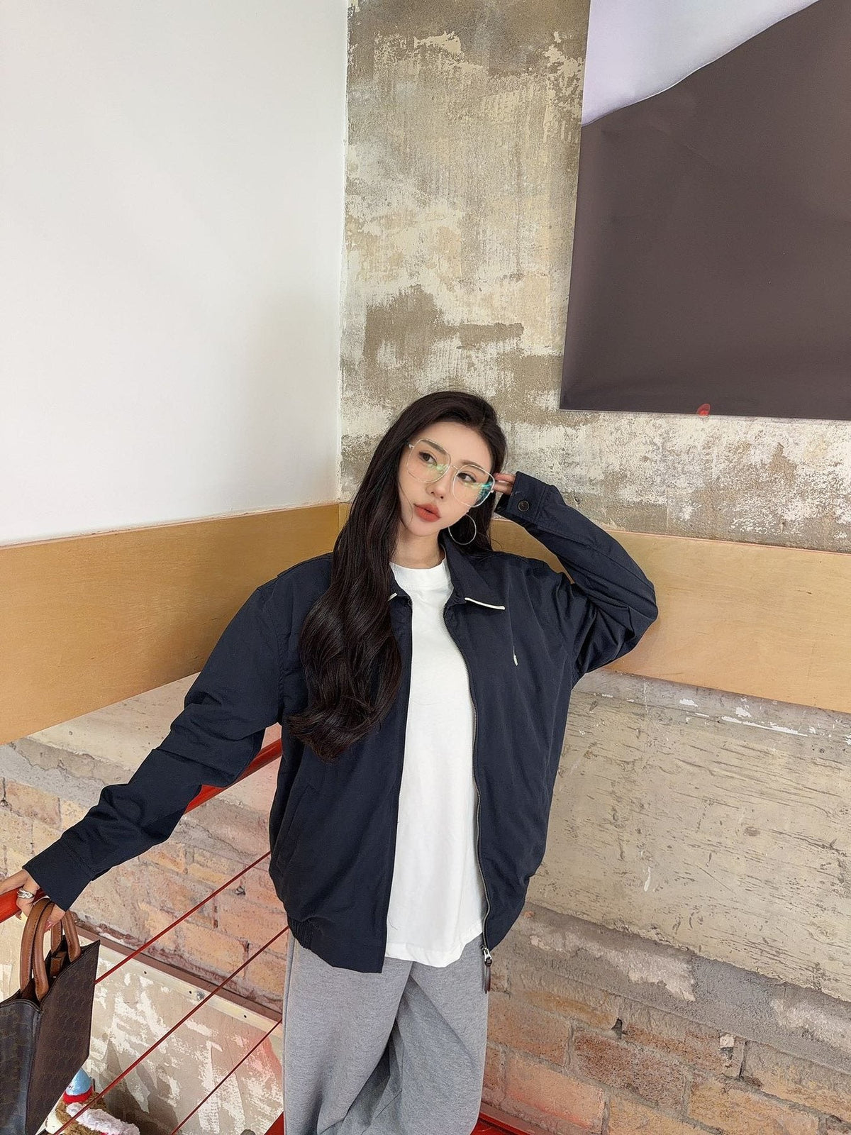 Test2-Ralph Lauren Embroidered Pony Zip-Up Jacket ¡ª model