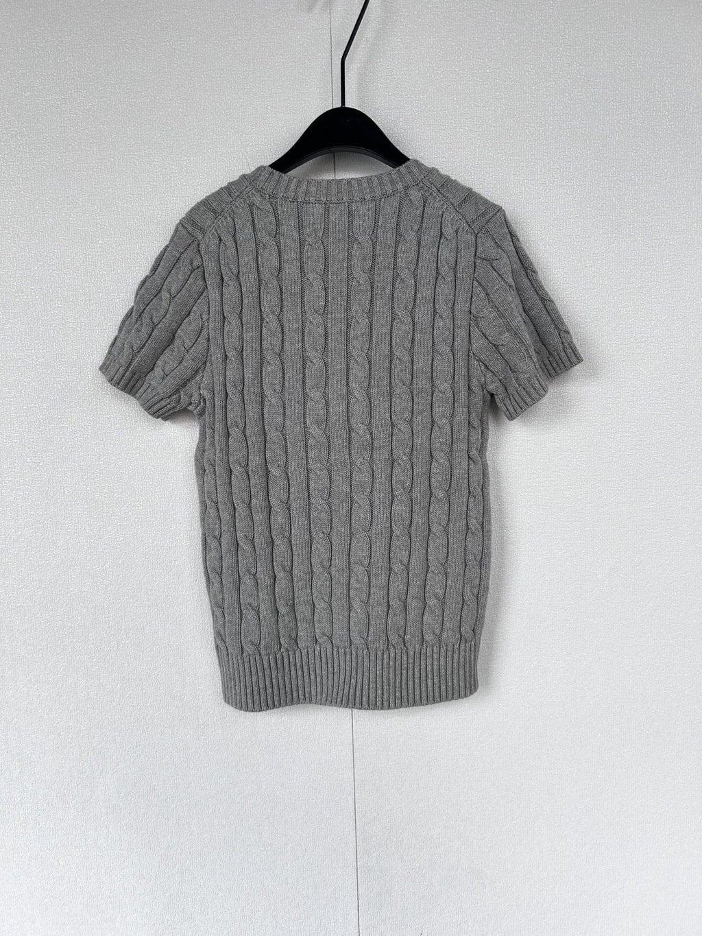 Test2-Ralph Lauren Women's Short-Sleeve Cable-Knit Sweater ¡ª back
