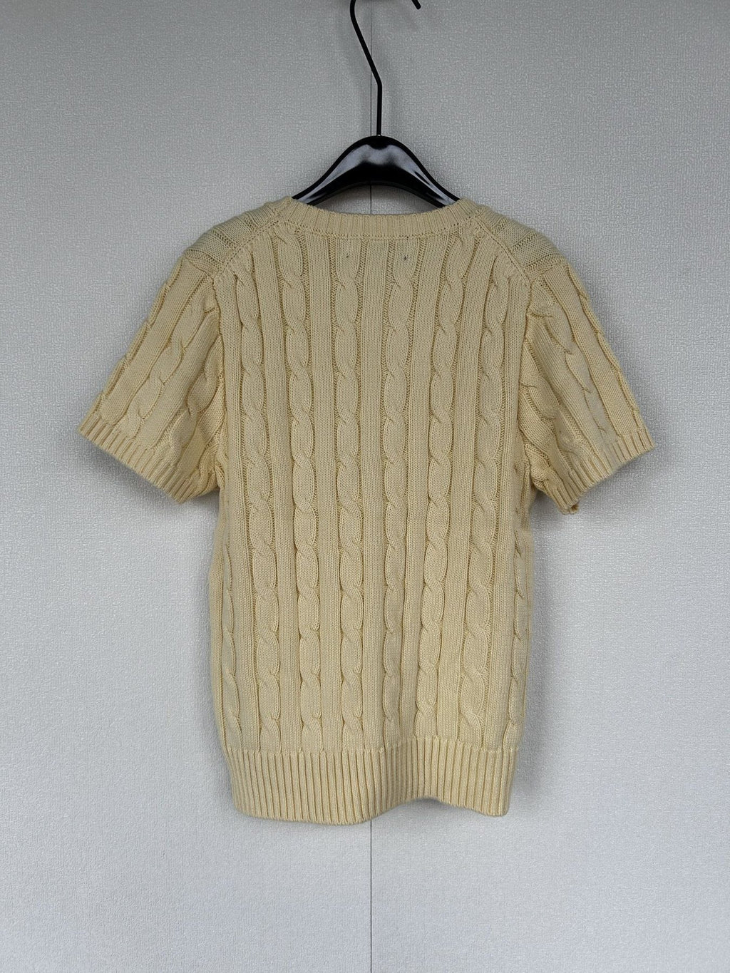 Test2-Ralph Lauren Women's Short-Sleeve Cable-Knit Sweater ¡ª back