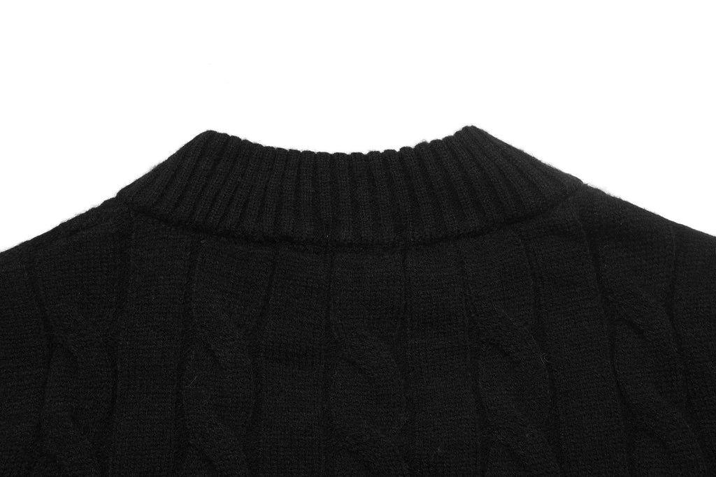 Test2-Ralph Lauren Cable-Knit Quarter-Zip Sweater ¡ª back