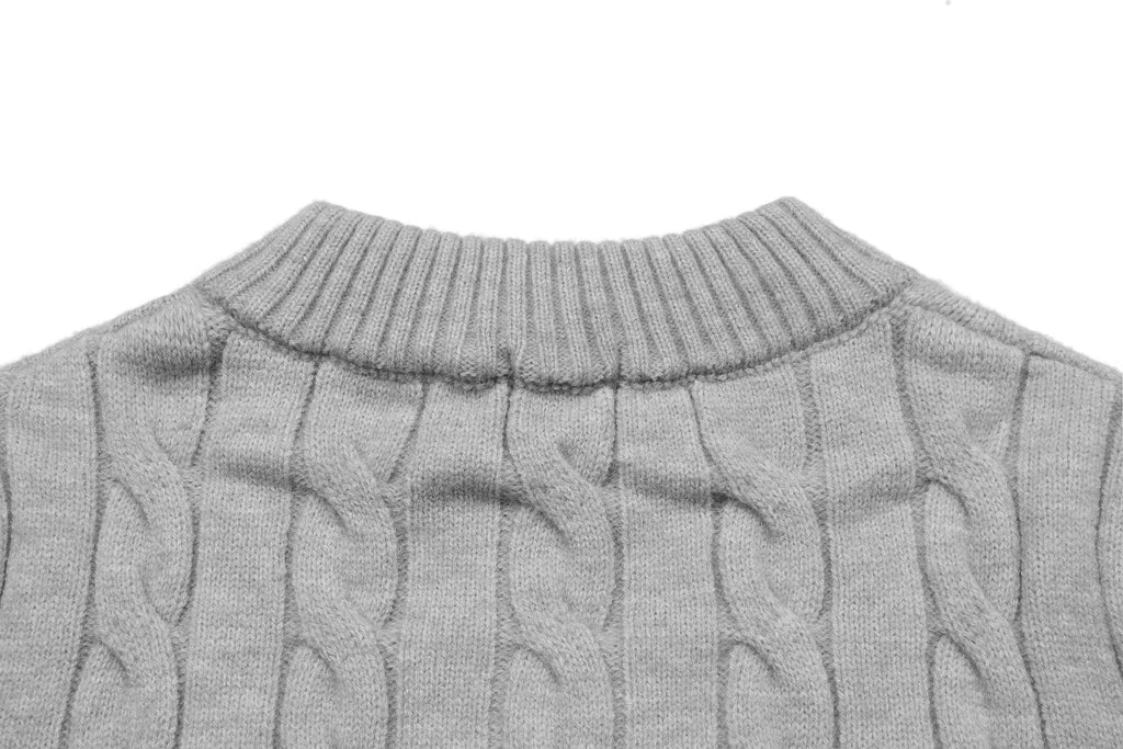 Test2-Ralph Lauren Cable-Knit Quarter-Zip Sweater ¡ª back