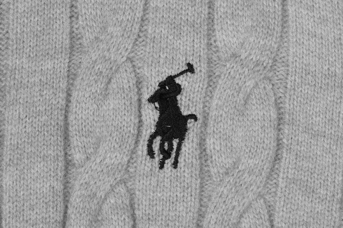 Test2-Ralph Lauren Cable-Knit Quarter-Zip Sweater ¡ª detail