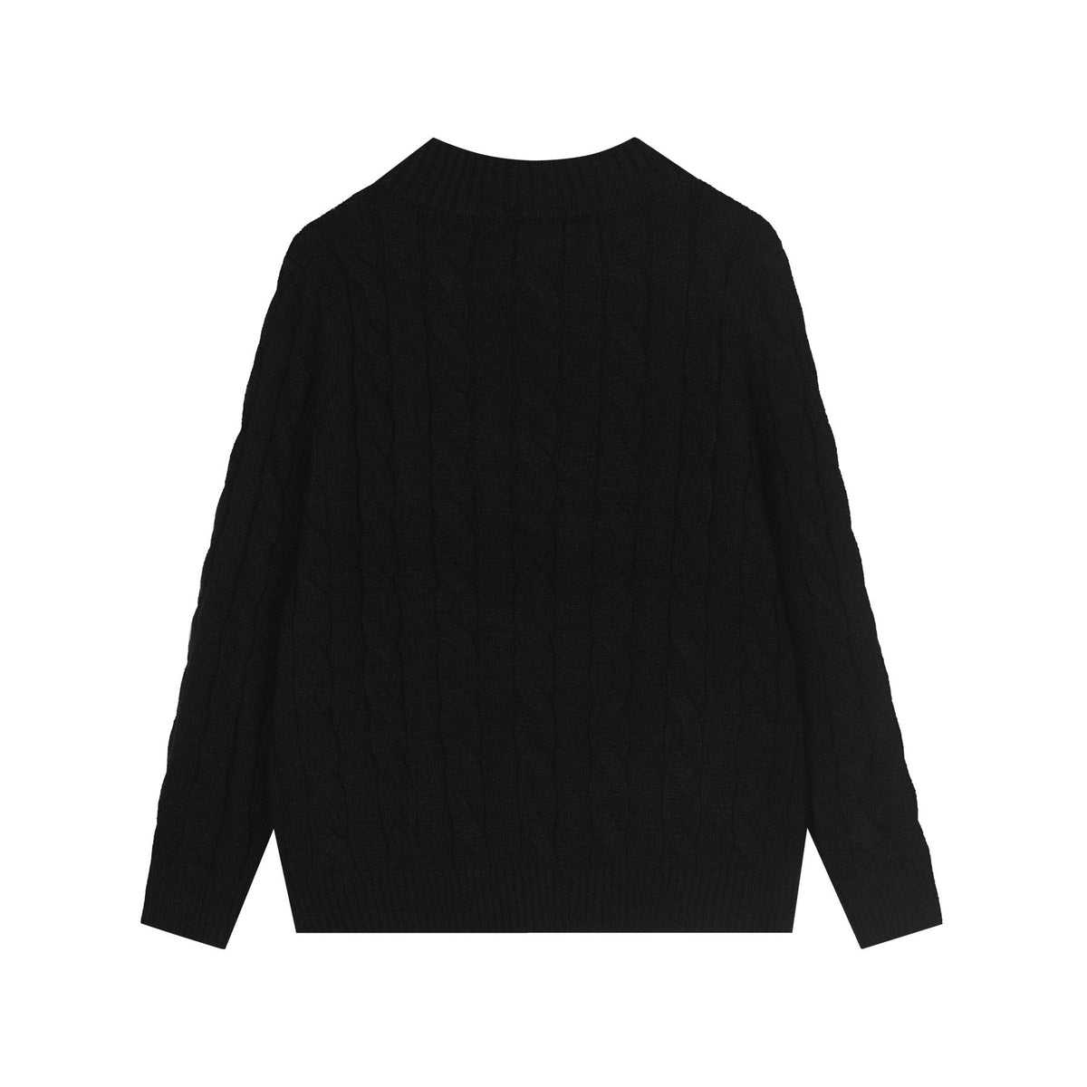 Test2-Ralph Lauren Cable-Knit Quarter-Zip Sweater ¡ª back