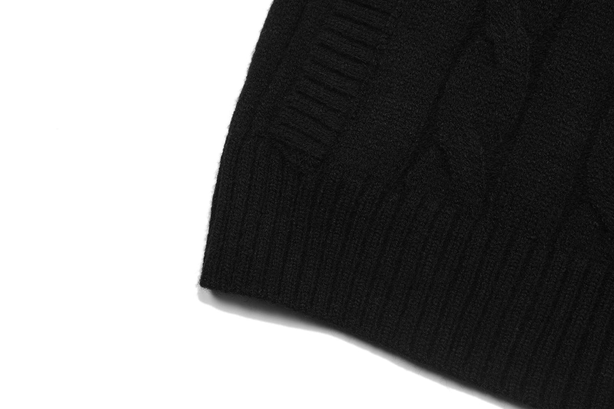 Test2-Ralph Lauren Cable-Knit Quarter-Zip Sweater ¡ª detail