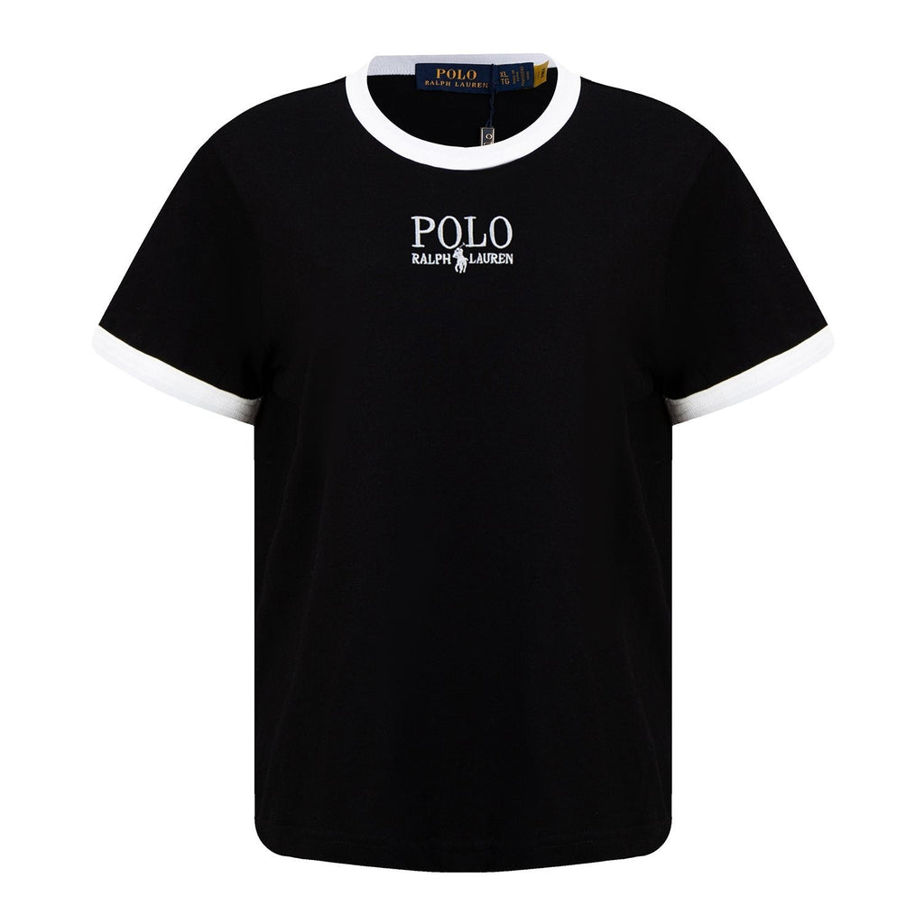 Test2-Ralph Lauren Contrast-Trim Logo T-Shirt ¡ª hero