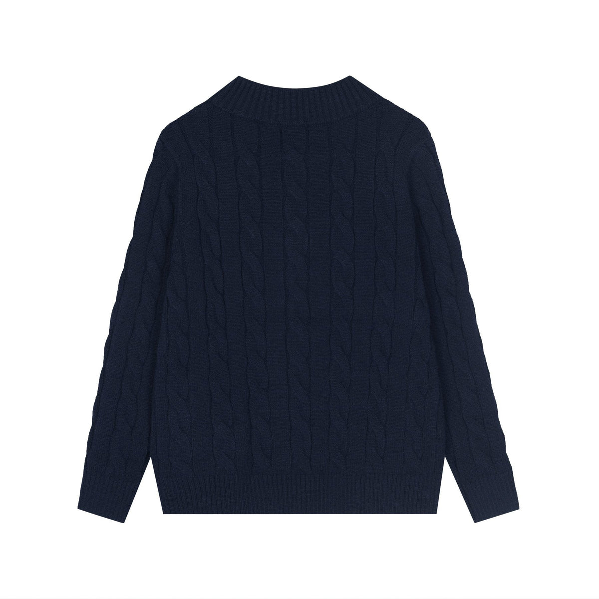 Test2-Ralph Lauren Full-Zip Cable-Knit Sweater ¡ª back