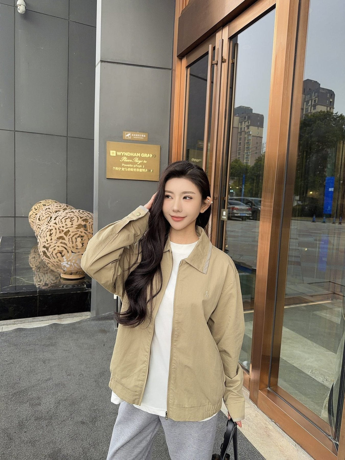 Test2-Ralph Lauren Embroidered Pony Zip Jacket ¡ª model