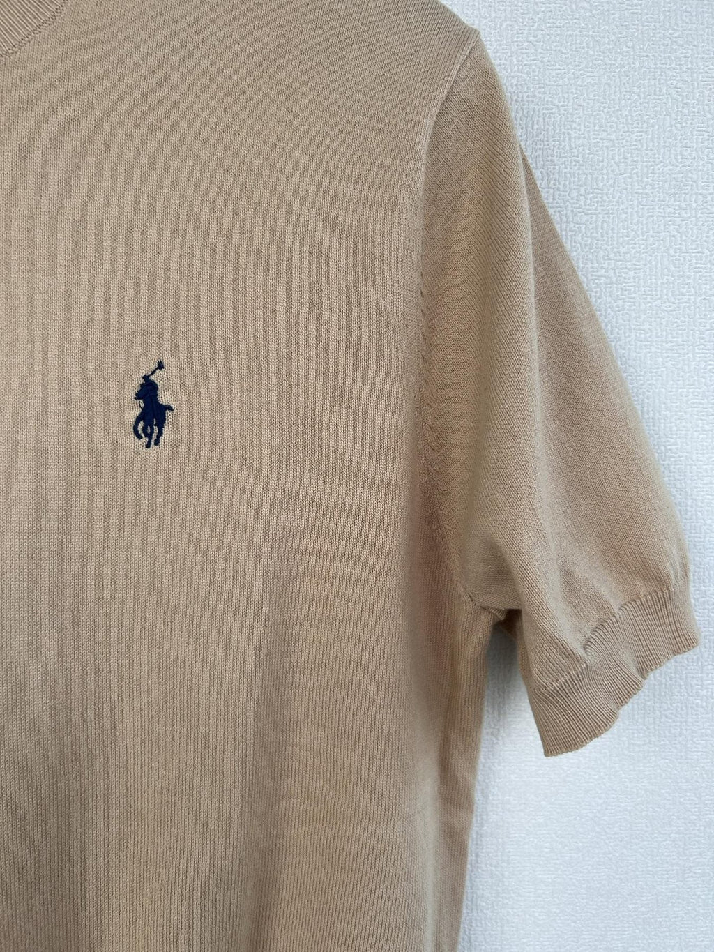 Test2-Ralph Lauren Lightweight Short-Sleeve Knit Top ¡ª detail