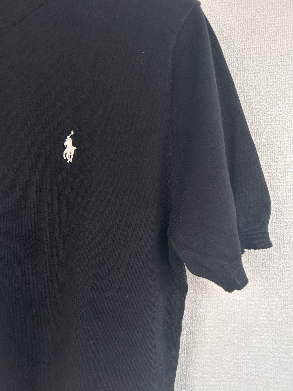 Test2-Ralph Lauren Lightweight Short-Sleeve Knit Top ¡ª detail