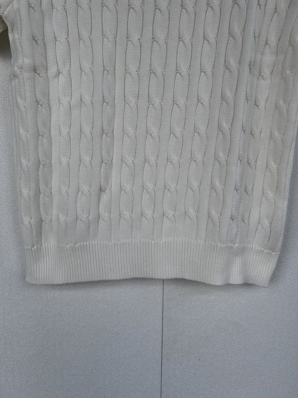 Test2-Ralph Lauren Short-Sleeve Cable-Knit Sweater ¡ª detail
