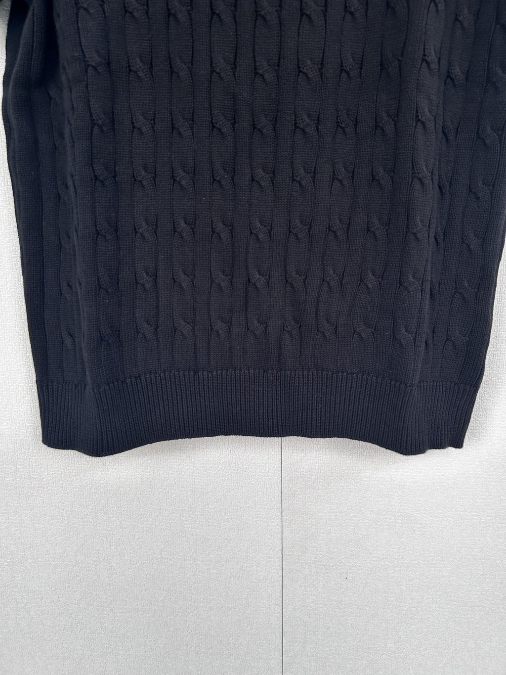Test2-Ralph Lauren Short-Sleeve Cable-Knit Sweater ¡ª detail