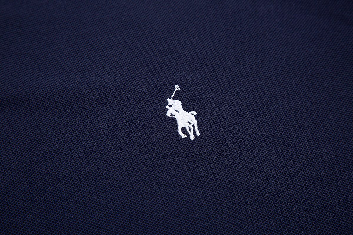 Test2-Ralph Lauren Contrast-Trim Piqu¨¦ Crewneck T-Shirt ¡ª detail