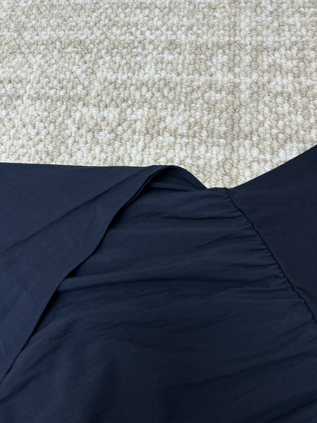 Test2-Ralph Lauren Short-Sleeve Faux-Wrap Tie Midi Dress ¡ª detail