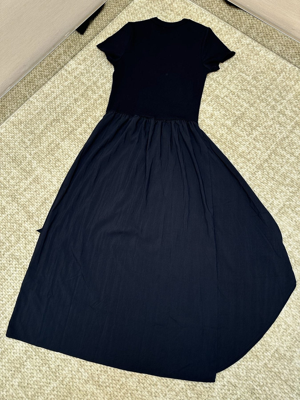 Test2-Ralph Lauren Short-Sleeve Faux-Wrap Tie Midi Dress ¡ª back
